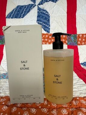 Salt & Stone Santal & Vetiver Body Wash — Amber
